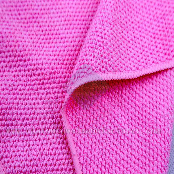China Bulk Customized Pink Diamond Microfiber Towwels Factory